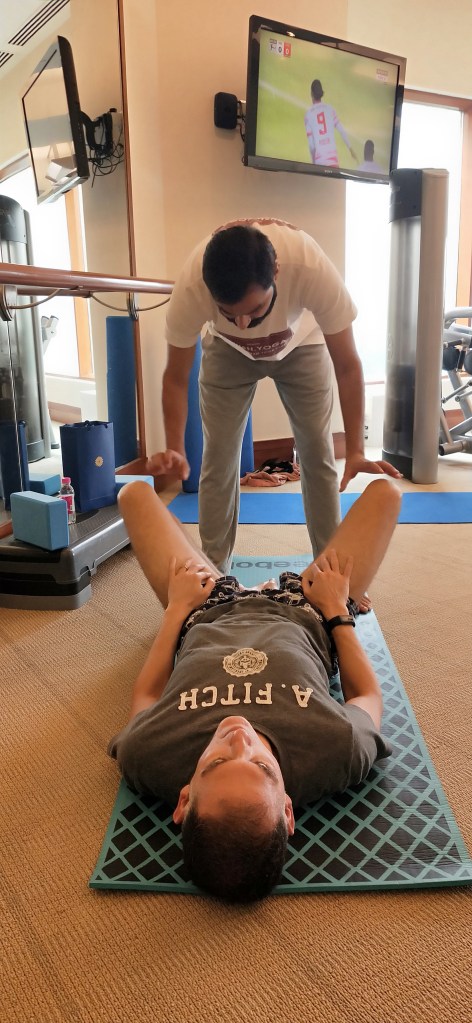 yoga online class asana pranayam meditation varanasi banaras kashi ganga ghat sunrise view hathayoga yogateacher ayushyoga session group private mat pose 