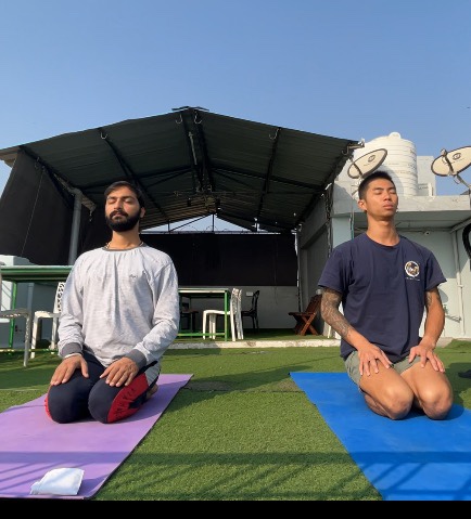 yoga onlineyoga yogaclass asana pranayam meditation varanasi banaras kashi ganga ghat sunriseyoga view hathayoga yogateacher ayushyoga yogasession groupyoga privateyoga yogamat yogapose yogainvaranasi yogawithayush yogaontheghat 