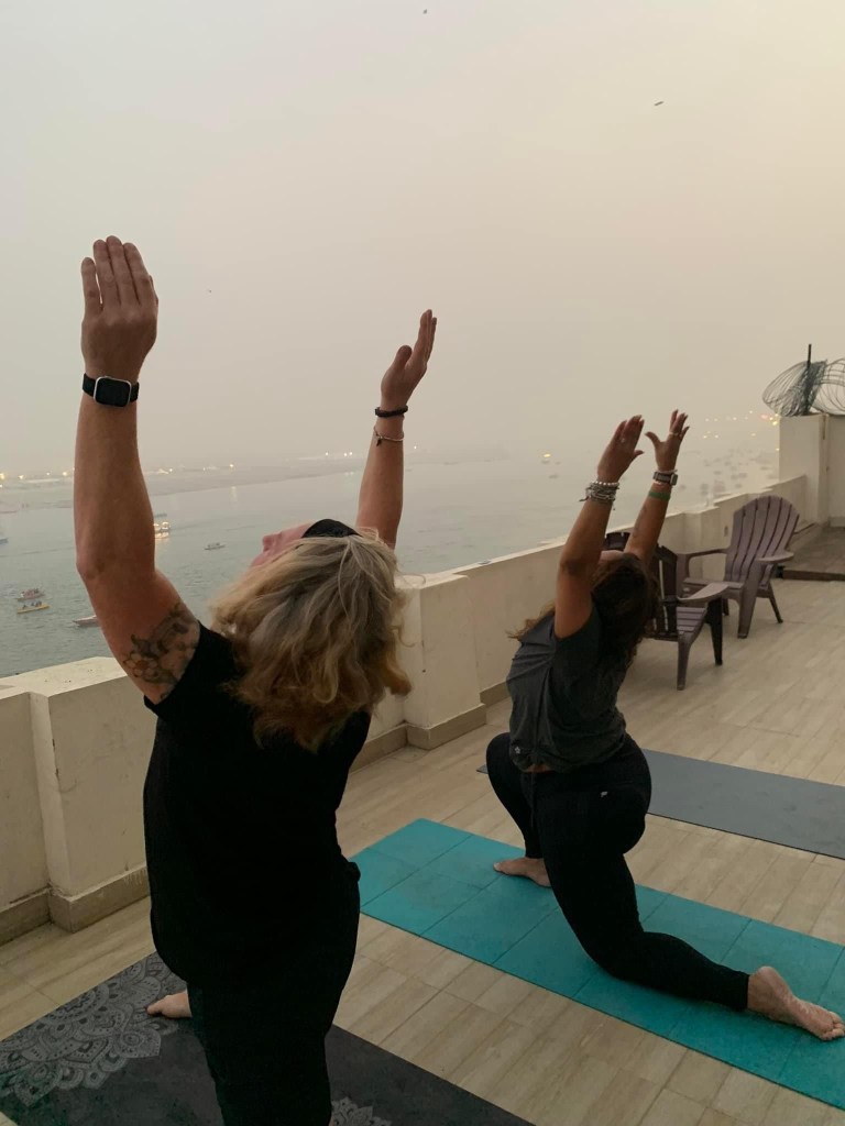 yoga onlineyoga yogaclass asana pranayam meditation varanasi banaras kashi ganga ghat sunriseyoga view hathayoga yogateacher ayushyoga yogasession groupyoga privateyoga yogamat yogapose yogainvaranasi yogawithayush yogaontheghat 