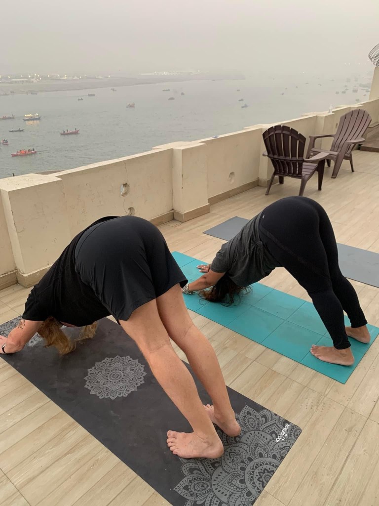 yoga onlineyoga yogaclass asana pranayam meditation varanasi banaras kashi ganga ghat sunriseyoga view hathayoga yogateacher ayushyoga yogasession groupyoga privateyoga yogamat yogapose yogainvaranasi yogawithayush yogaontheghat 