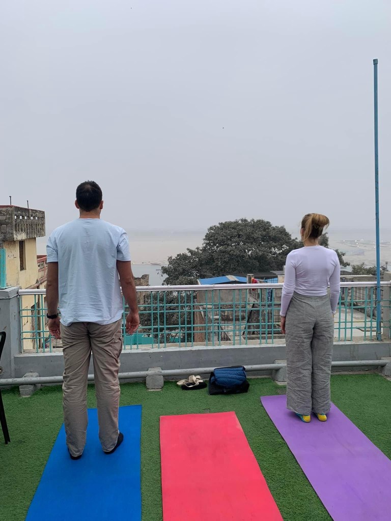 yoga onlineyoga yogaclass asana pranayam meditation varanasi banaras kashi ganga ghat sunriseyoga view hathayoga yogateacher ayushyoga yogasession groupyoga privateyoga yogamat yogapose yogainvaranasi yogawithayush yogaontheghat 