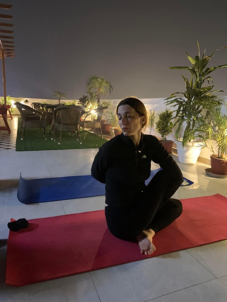 yoga onlineyoga yogaclass asana pranayam meditation varanasi banaras kashi ganga ghat sunriseyoga view hathayoga yogateacher ayushyoga yogasession groupyoga privateyoga yogamat yogapose yogainvaranasi yogawithayush yogaontheghat