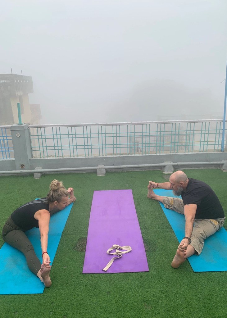 yoga onlineyoga yogaclass asana pranayam meditation varanasi banaras kashi ganga ghat sunriseyoga view hathayoga yogateacher ayushyoga yogasession groupyoga privateyoga yogamat yogapose yogainvaranasi yogawithayush yogaontheghat 