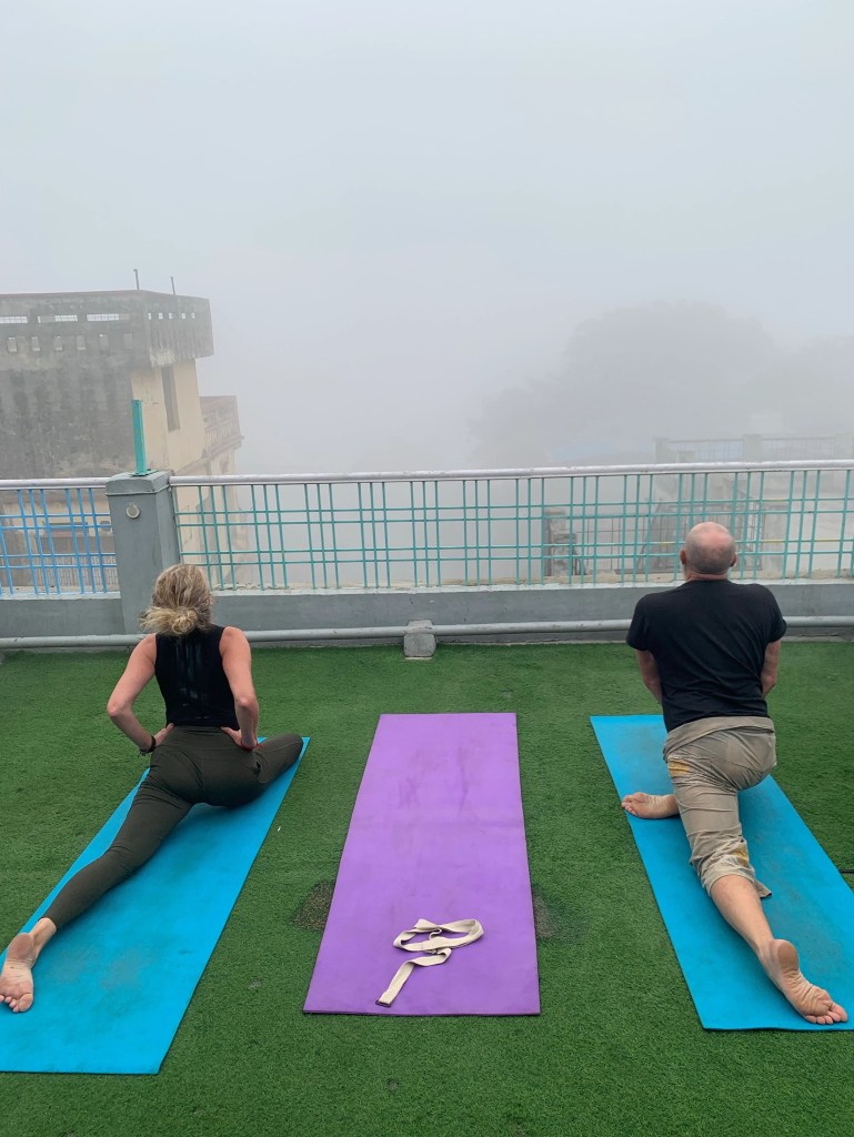 yoga onlineyoga yogaclass asana pranayam meditation varanasi banaras kashi ganga ghat sunriseyoga view hathayoga yogateacher ayushyoga yogasession groupyoga privateyoga yogamat yogapose yogainvaranasi yogawithayush yogaontheghat 
