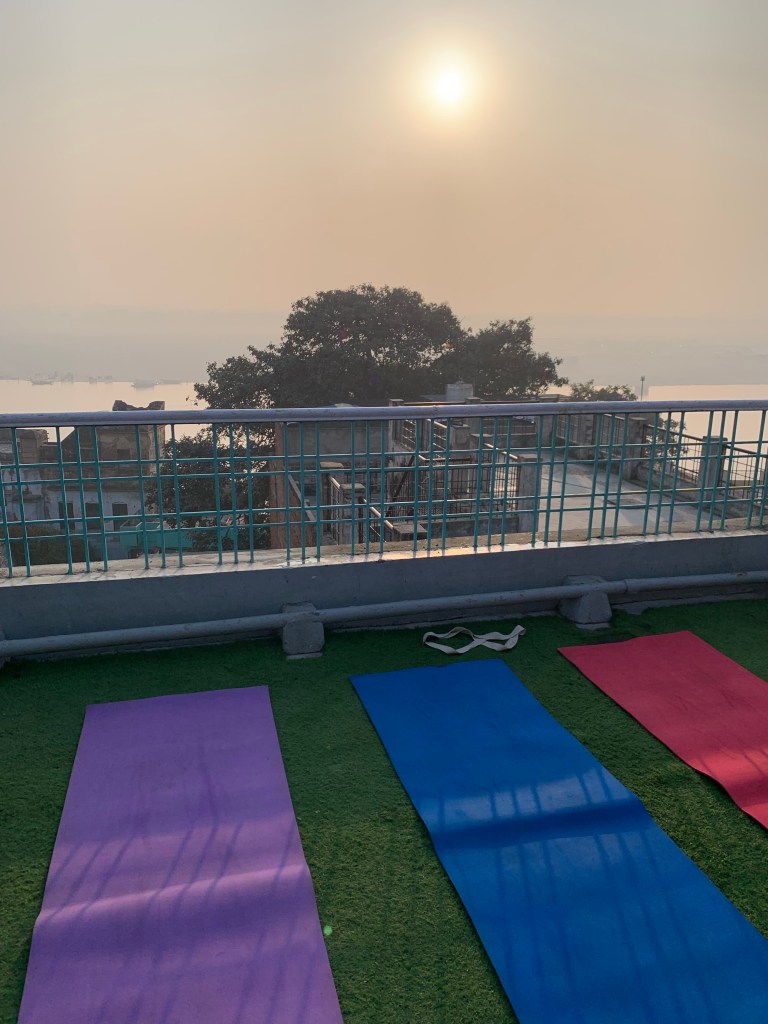 yoga onlineyoga yogaclass asana pranayam meditation varanasi banaras kashi ganga ghat sunriseyoga view hathayoga yogateacher ayushyoga yogasession groupyoga privateyoga yogamat yogapose yogainvaranasi yogawithayush yogaontheghat
