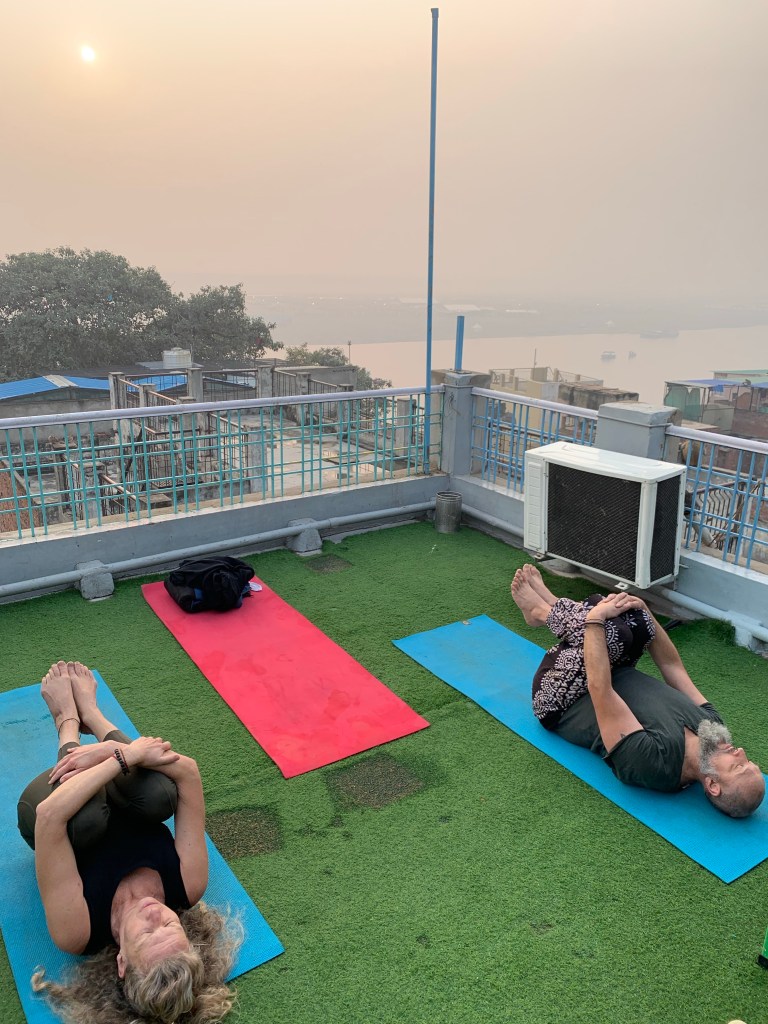 yoga onlineyoga yogaclass asana pranayam meditation varanasi banaras kashi ganga ghat sunriseyoga view hathayoga yogateacher ayushyoga yogasession groupyoga privateyoga yogamat yogapose yogainvaranasi yogawithayush yogaontheghat 