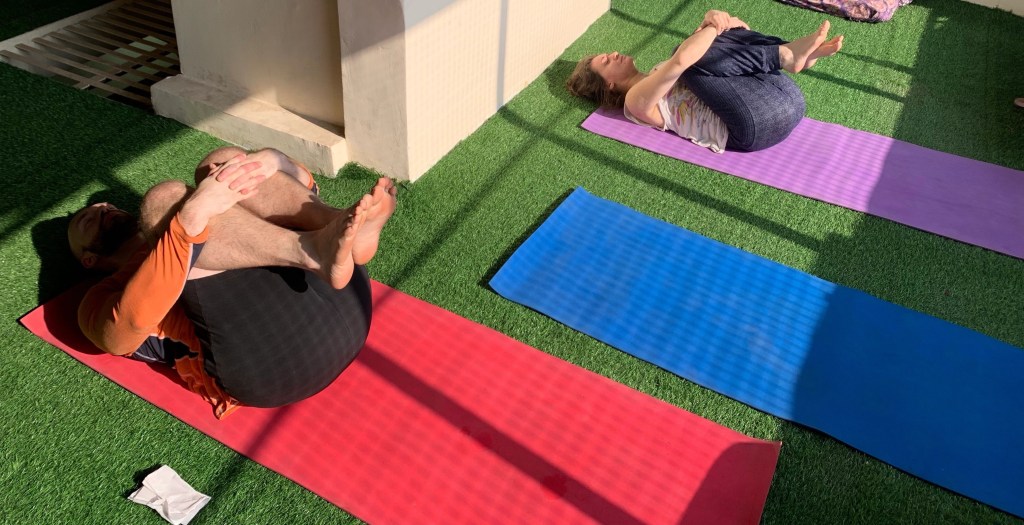 yoga onlineyoga yogaclass asana pranayam meditation varanasi banaras kashi ganga ghat sunriseyoga view hathayoga yogateacher ayushyoga yogasession groupyoga privateyoga yogamat yogapose yogainvaranasi yogawithayush yogaontheghat 